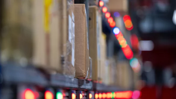 Der deutsche Zoll untersucht Pakete an Flugh&auml;fen stichprobenartig. - &copy; Hendrik Schmidt/dpa