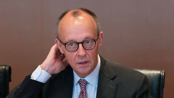 Der heutige Bundeskanzler Friedrich Merz (CDU) hatte vom schwersten Angriff auf die IT-Struktur einer Partei gesprochen. (Archivbild) - © Michael Kappeler/dpa