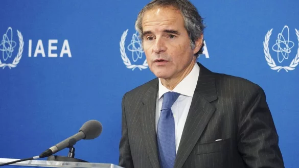 Rafael Grossi, der Chef der Internationalen Atomenergiebehörde (IAEA), bemüht sich um den Posten des UN-Generalsekretärs. (Archivbild) - © -/kyodo/dpa