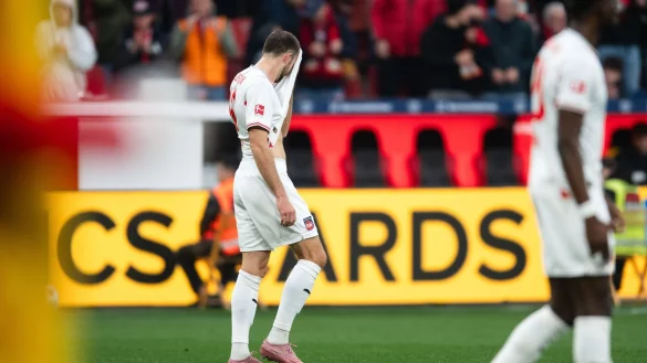 Beim 0:6 gegen Leverkusen war Heidenheim chancenlos. - &copy; Marius Becker/dpa