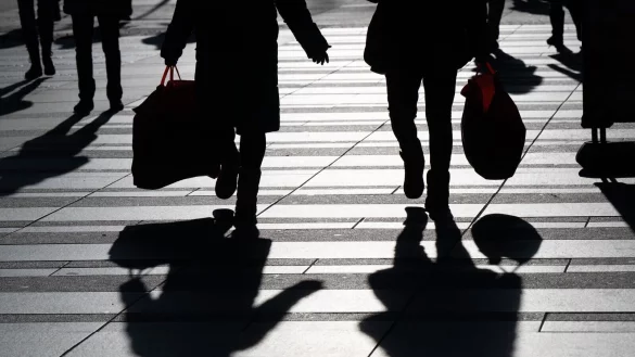 Entt&auml;uschendes Weihnachtsgesch&auml;ft: Die Stimmung in der deutschen Wirtschaft sinkt. - &copy; Sebastian Kahnert/dpa