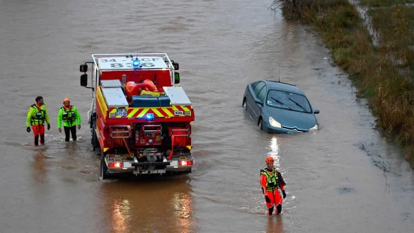 Kurz vor Weihnachten stehen Teile von S&uuml;dfrankreich unter Wasser. - &copy; Sylvain Thomas/AFP/dpa