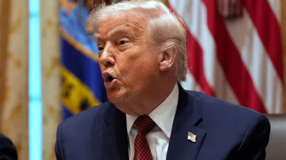 Europa müsse bei vielen Dingen sehr vorsichtig sein, sagte Trump - allerdings ohne Erklärung. - © Alex Brandon/AP/dpa