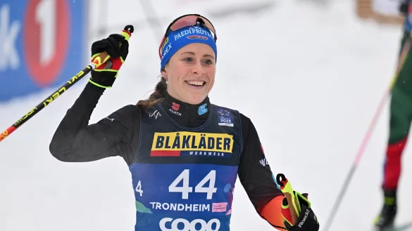 Katharina Hennig Dotzler ist nach einer Erkrankung im Oktober noch nicht in Topform. (Archivfoto) - © Hendrik Schmidt/dpa