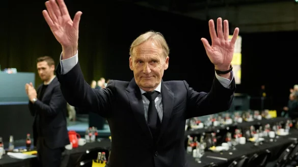 Hans-Joachim Watzke ist nun BVB-Pr&auml;sident - &copy; Bernd Thissen/dpa