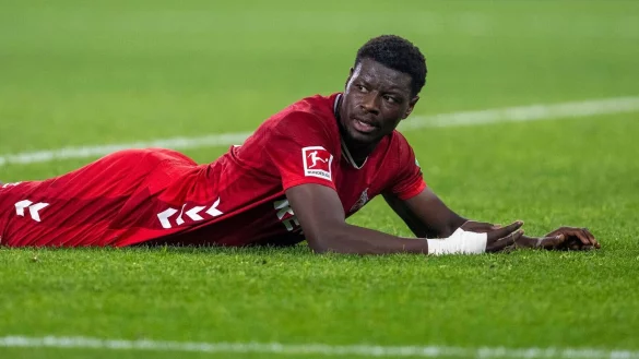 Fehlt in Bremen: Kölns Ragnar Ache. (Archivfoto) - © David Inderlied/dpa