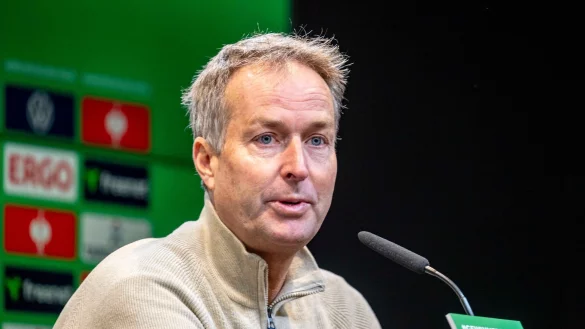 Kasper Hjulmand ist unbeeindruckt vom Wagner-Aus bei Augsburg. - © David Inderlied/dpa