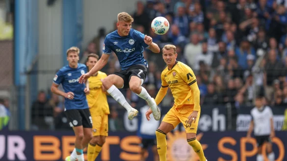 Wechselt von Bielefeld nach Osnabr&uuml;ck: St&uuml;rmer Julian Kania. - &copy; Friso Gentsch/dpa