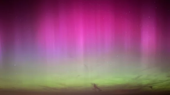 Starke Sonnenst&uuml;rme k&ouml;nnen Polarlichter erzeugen, die noch weit s&uuml;dlich der Polarregionen zu sehen sind - sogar in Baden-W&uuml;rttemberg noch. (Archivbild) - &copy; Valentin Gensch/dpa