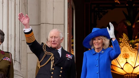 K&ouml;nig Charles und K&ouml;nigin Camilla laden zum Weihnachtsfest. (Archivbild) - &copy; Aaron Chown/PA Wire/dpa