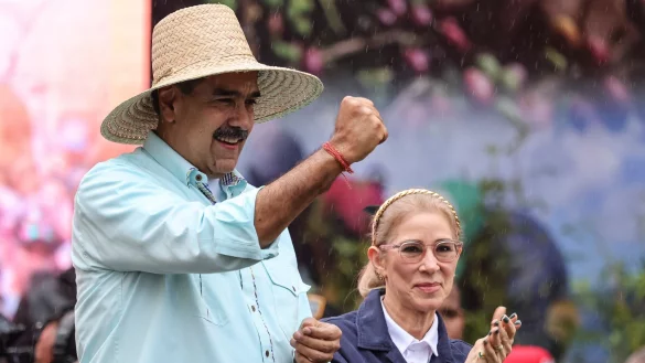 Erh&ouml;hter US-Druck auf die Familie von Maduro und Ehefrau Cilia Flores. (Archivbild) - &copy; Jesus Vargas/dpa