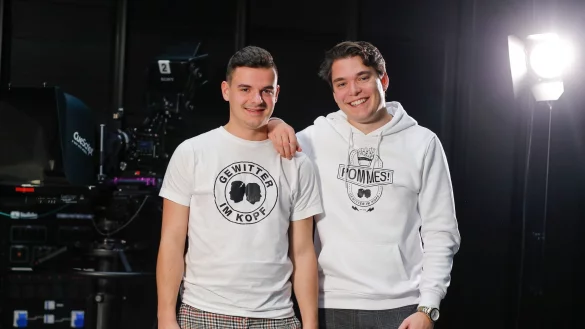 Jan Zimmermann (links) vom Youtube-Kanal «Gewitter im Kopf» ist tot. - © Gerald Matzka/dpa-Zentralbild/ZB