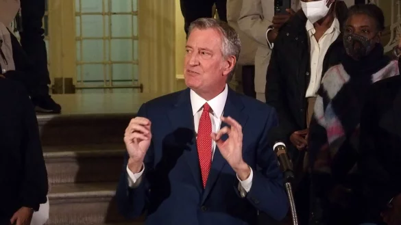 De Blasio stellte auf X klar, er unterst&uuml;tze Mamdani und dessen Vision. (Archivbild) - &copy; Bruce Cotler/ZUMA Press Wire/dpa