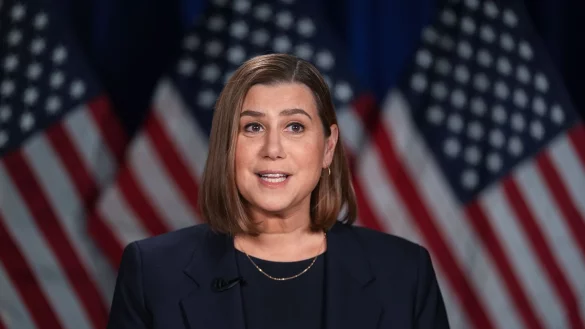 Die Demokratin Slotkin wirft US-Pr&auml;sident Donald Trump vor, das Justizministerium zu missbrauchen. (Archivbild) - &copy; Paul Sancya/AP Pool/AP/dpa