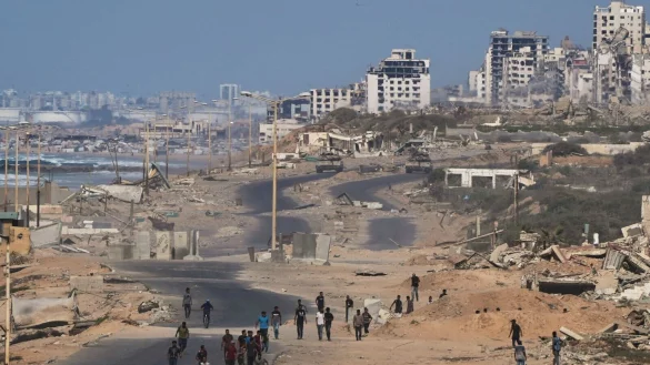 Im Gaza-Krieg sollen nun die Waffen schweigen. - &copy; Abdel Kareem Hana/AP/dpa