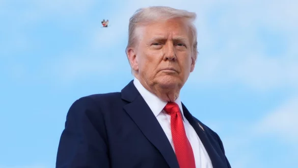 Trump habe das Herz und Gef&auml;&szlig;system eines 65-J&auml;hrigen, meint sein Leibarzt. - &copy; Alex Brandon/AP/dpa