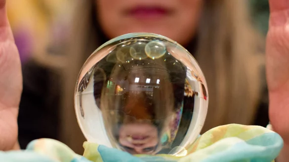 Wahrsager hatten auch 2025 nur wenige Treffer. (Archivbild) - © Sebastian Kahnert/dpa