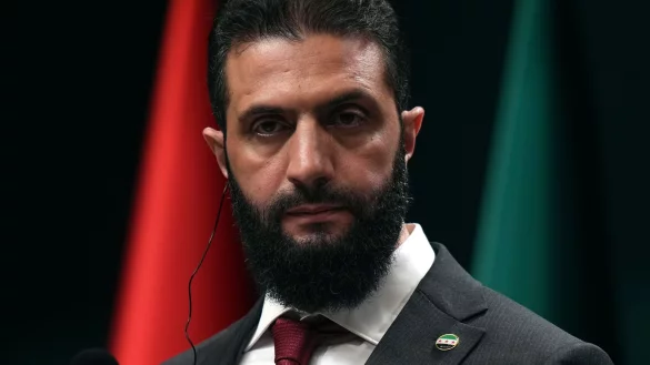 Der syrische &Uuml;bergangspr&auml;sident Al-Scharaa will sein Land wieder in die internationale Gemeinschaft integrieren. (Archivfoto) - &copy; Francisco Seco/AP/dpa