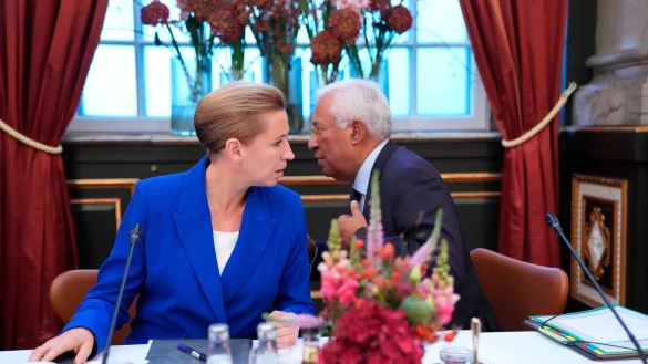 Laut EU-Ratspr&auml;sident Ant&oacute;nio Costa unterst&uuml;tzten viele L&auml;nder die Pl&auml;ne f&uuml;r verst&auml;rkte Drohnenabwehr. - &copy; Ida Marie Odgaard/Ritzau Scanpix Foto/AP/dpa