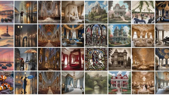 Die KI generierte im Experiment fr&uuml;her oder sp&auml;ter &auml;hnliche Motive. - &copy; -/Hintze et al./Patterns/dpa