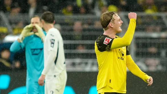 Körperlich diesmal in guter Verfassung: Borussia Dortmund und Julian Brandt. - © Bernd Thissen/dpa