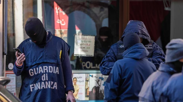 In Italien sind Ermittler gegen mutma&szlig;liche Unterst&uuml;tzer der Hamas vorgegangen. - &copy; Claudio Furlan/LaPresse via AP/dpa