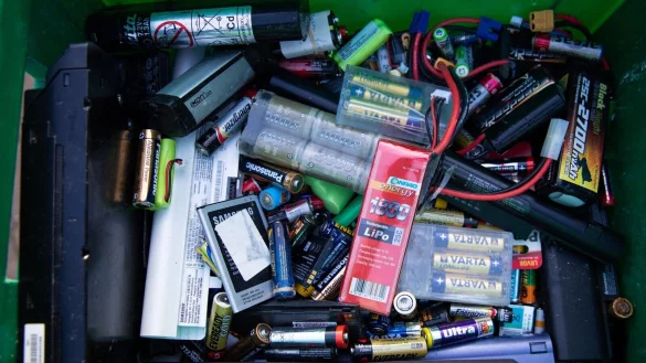 Alte Batterien m&uuml;ssen fachgerecht entsorgt werden. - &copy; Christian Charisius/dpa