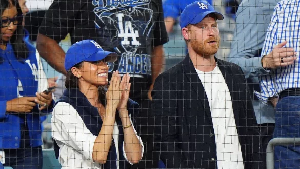 Beim Spiel der L.A. Dodgers gegen die Toronto Blue Jays hatten Harry und Meghan deutlich ihre Unterstützung für das Team aus Los Angeles gezeigt. (Archivbild) - © Frank Gunn/The Canadian Press via AP/dpa