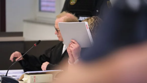 Vor dem Landgericht in Dessau-Ro&szlig;lau ist eine Zwillingsmutter nach dem Tod ihrer Kinder verurteilt worden. (Archivbild) - &copy; Sebastian Willnow/dpa