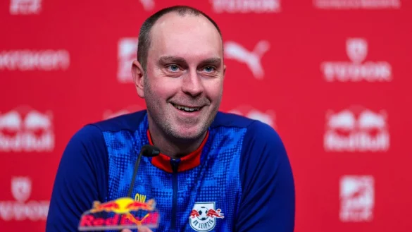 Cheftrainer Ole Werner (RB Leipzig) erwartet Baku und Romulo zum Topspiel gegen Leverkusen zur&uuml;ck. (Archivbild) - &copy; Jan Woitas/dpa