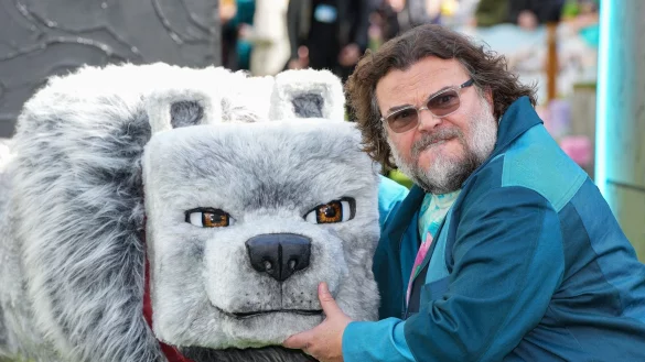 Jack Black spielte im ersten Teil «Ein Minecraft Film» den Hauptcharakter Steve. (Archivbild) - © Scott A Garfitt/Invision/AP/dpa
