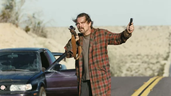 Leonardo di Caprio spielt in «One Battle After Another» einen Familienvater mit Terror-Vergangenheit. - © -/Photo Courtesy Warner Bros. /dpa