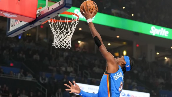 Bester Werfer der Partie: Shai Gilgeous-Alexander f&uuml;hrte die Oklahoma City Thunder zum Sieg gegen die Memphis Grizzlies. (Archivfoto) - &copy; Kyle Phillips/AP/dpa