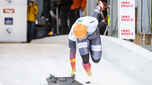 Die Skeletonis verzichten auf den Weltcup in Innsbruck. (Archivbild) - © Expa/Lukas Huter/APA/dpa