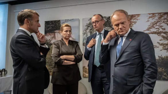 Wie geht es weiter mit der Unterst&uuml;tzung f&uuml;r die Ukraine? F&uuml;r Kanzler Merz und die anderen Staats- und Regierungschefs der EU-L&auml;nder ist das kein leichtes Thema. - &copy; Michael Kappeler/dpa