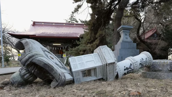 Erneut wird der Norden Japans von einem Erdbeben erschüttert. (Archivbild) - © -/kyodo/dpa