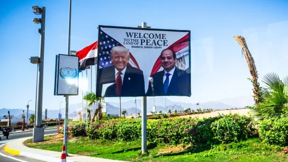 Der «Gipfel für den Frieden» in Ägypten soll das Ende des Kriegs im Gazastreifen markieren. - © Michael Kappeler/dpa