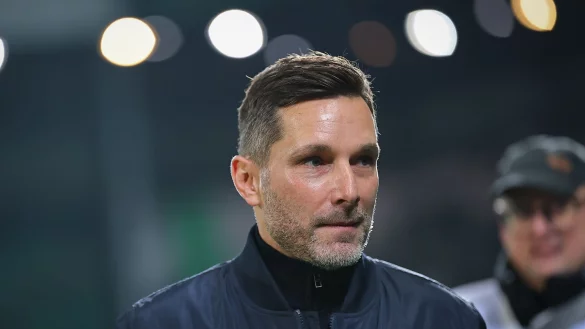 Hertha Coach Stefan Leitl will sich mit einem Sieg in die Weihnachtspause verabschieden. - &copy; Daniel Karmann/dpa