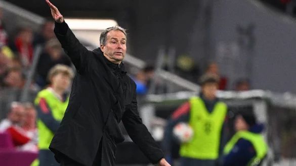 Kaspar Hjulmand verliert in M&uuml;nchen erstmals mit Leverkusen in der Bundesliga. - &copy; Tom Weller/dpa