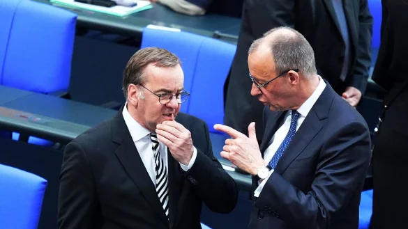 Merz und Pistorius: Zwei der wichtigsten Mitglieder des neuen Gremiums. (Archivbild) - &copy; Michael Kappeler/dpa
