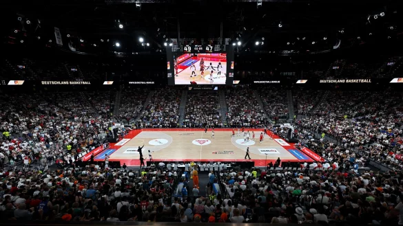 Der SAP Garden in München soll Austragungsort des Top Four der Basketball-Bundesliga werden. - © Sven Hoppe/dpa