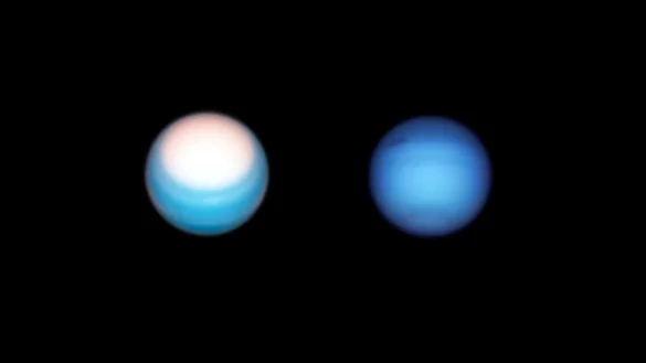 Neue Untersuchungen legen nahe, dass Uranus und Neptun eher felsig statt eisig sein k&ouml;nnten - &copy; A. Simon; M. H. Wong; OPAL team/NASA/ESA,/dpa