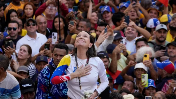 Machado muss sich seit langem verstecken - &copy; Ariana Cubillos/AP/dpa