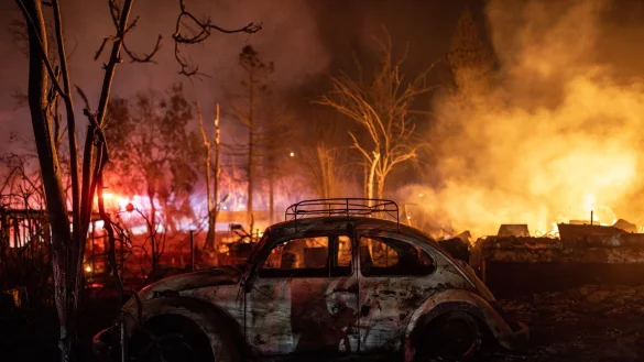 Die Entwicklung erfordere es, sich an eine feuergef&auml;hrlichere Welt anzupassen, mahnen die Studienautoren. (Archivbild) - &copy; Stephen Lam/San Francisco Chronicle/AP/dpa