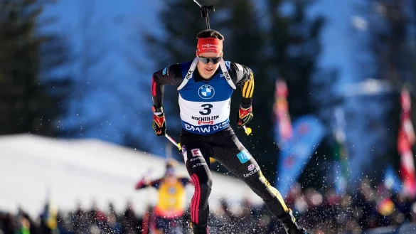 Belegte den vierten Platz in der Verfolgung: Philipp Horn - &copy; Matthias Schrader/AP/dpa