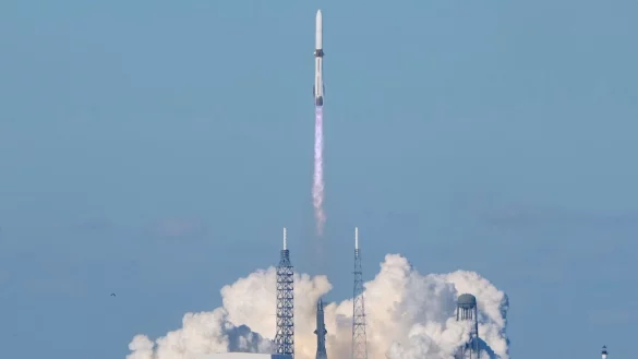 Zweimal musste der Start zuvor verschoben werden. - &copy; John Raoux/AP/dpa