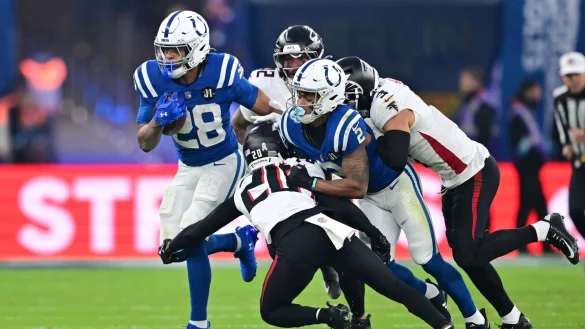 Dank Running Back Jonathan Taylor liegen die Colts auf Playoff-Kurs. - &copy; Sebastian Christoph Gollnow/dpa