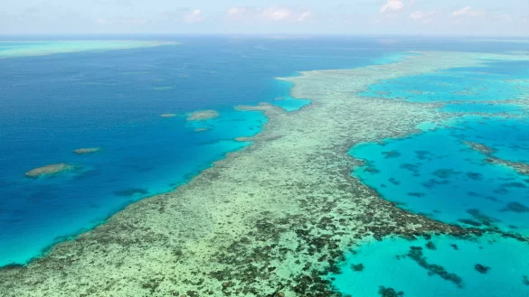 Das Great Barrier Reef in Australien. (Archivbild) - &copy; Uncredited/Kyodo News via AP/dpa