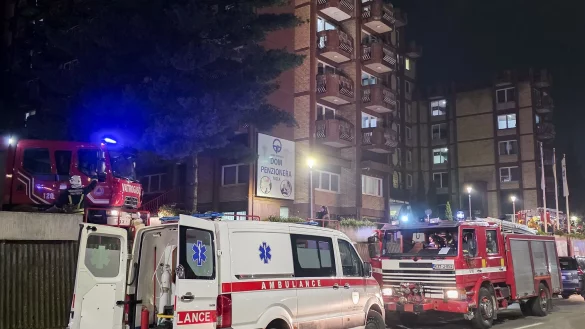 Beim Brand in einem Altenheim in der bosnischen Stadt Tuzla kamen mindestens elf Menschen ums Leben. - &copy; Uncredited/AP/dpa
