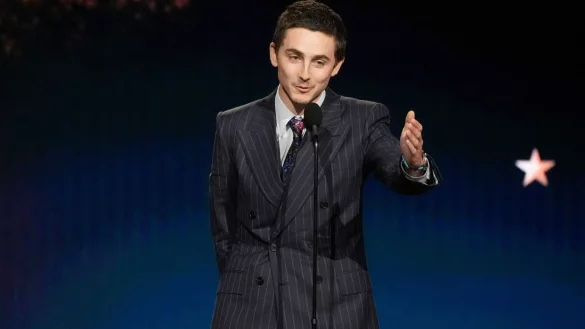 Timoth&eacute;e Chalamet wird in seiner Dankesrede ungewohnt privat. - &copy; Chris Pizzello/Invision/AP/dpa